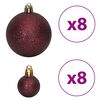 vidaXL Boules de No&euml;l 100 pcs champagne et marron 3 / 4 / 6 cm