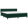 vidaXL Sommier &agrave; lattes de lit et matelas vert fonc&eacute; 180x220cm velours