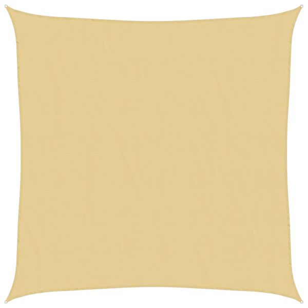vidaXL Voile d'ombrage sable 3x3 m 100 % polyester oxford