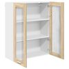 vidaXL Armoire suspendue avec stockage Ch&ecirc;ne Sonoma 80 x 31 x 100 cm