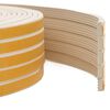 vidaXL joint de fen&ecirc;tre autocollant Blanc 15 x 8 mm 50 m Mousse EPDM
