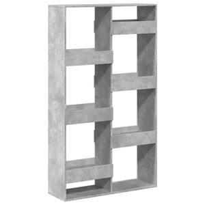 vidaXL Biblioth&egrave;que gris b&eacute;ton 100x33x175 cm bois d'ing&eacute;nierie