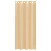 vidaXL Rideaux en voile avec œillets 2 pcs sable