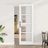vidaXL Porte coulissante Blanc 73,5 x 211 cm