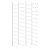vidaXL Casier &agrave; vin mural pour 36 bouteilles 2 pcs Blanc Fer