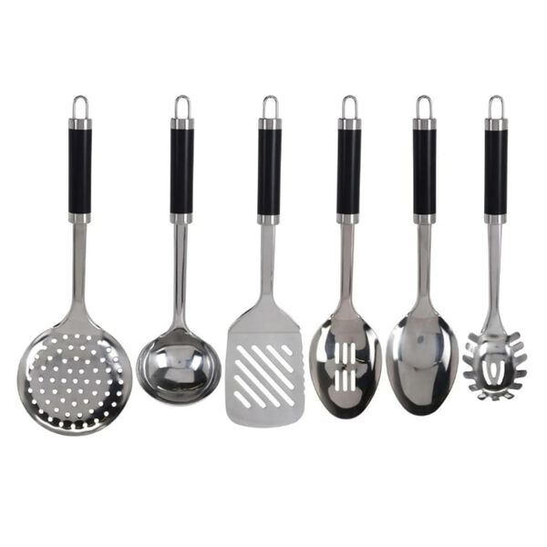 Excellent Houseware Ensemble d'ustensiles de cuisine 7 pcs Inox