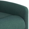 vidaXL Fauteuil inclinable Vert fonc&eacute; Tissu