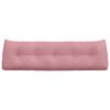 vidaXL Coussin de Dos Rose 160 x 24 x 50 cm Velours