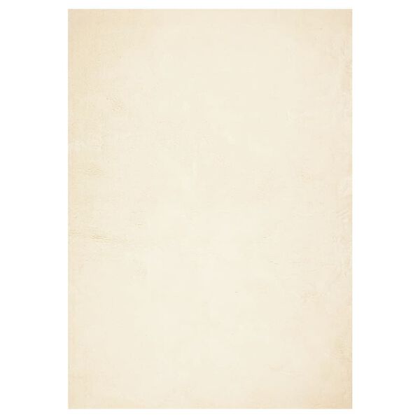 vidaXL Tapis HUARTE &agrave; poils courts doux et lavable cr&egrave;me 240x340 cm