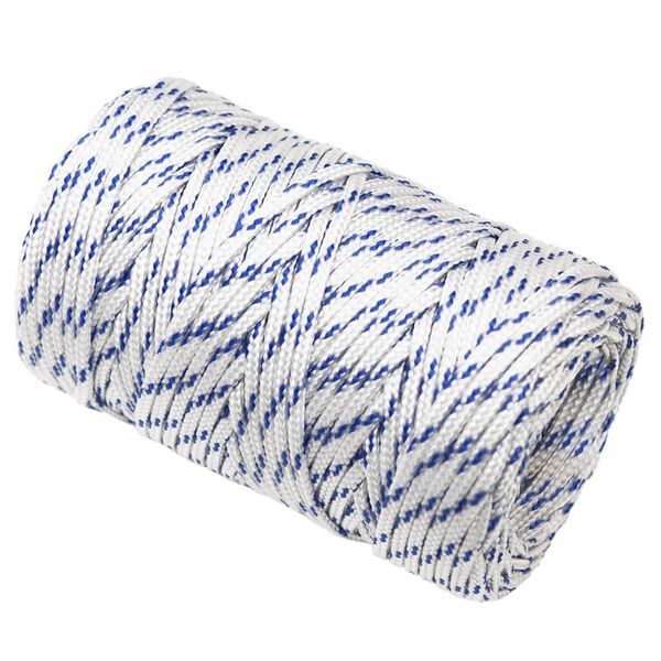vidaXL Corde de bateau Blanc 2 mm 500 m Polypropylène