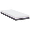 vidaXL Matelas Blanc et Gris 80 x 200 cm Tissu jacquard