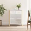 vidaXL Buffet Blanc 62x38x75 cm Bois d'ingénierie