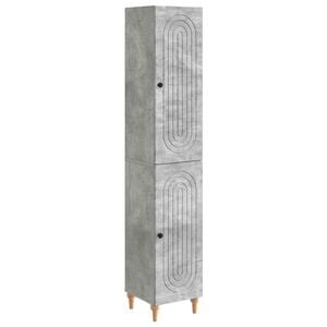 vidaXL Ensemble de Meubles 2 pc Gris b&eacute;ton Bois d'ing&eacute;nierie