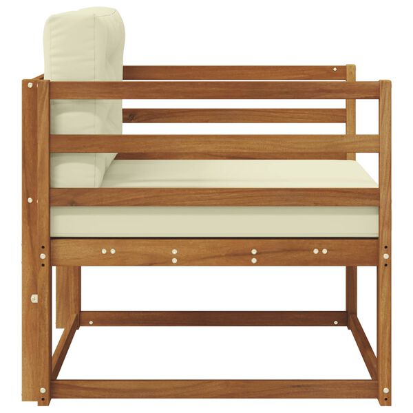 vidaXL Sofa de milieu ext&eacute;rieur Bois d'Acacia Massif Naturel