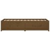 vidaXL Lit de jour sans matelas marron miel 90x200 cm bois pin massif