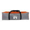 vidaXL Tente de camping tunnel 1 personne gris et orange imperméable