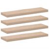 vidaXL &Eacute;tag&egrave;res flottantes 4 pcs 80x23,5x4 cm bois d'ing&eacute;nierie