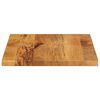 vidaXL Dessus de table 60x50x2,5 cm rectangulaire bois massif manguier