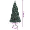 vidaXL Arbre de Noël artificiel pré-éclairé avec ensemble de boules