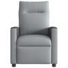 vidaXL Fauteuil inclinable Gris clair Tissu