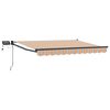 vidaXL Store r&eacute;tractable manuel avec LEDs 3 x 2,5 m