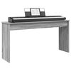 vidaXL Stand de clavier Gris Sonoma 130 x 32 x 64 cm Bois d'ing&eacute;nierie