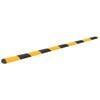 vidaXL Ralentisseur Jaune et noir 517x32,5x4 cm Caoutchouc
