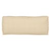 vidaXL Set de coussins de palette 2 pcs Beige 100 x 40 x 8 cm