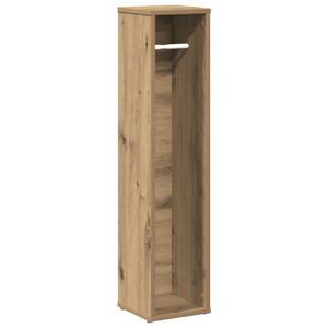 vidaXL Meuble de salle de bain avec porte-rouleau en ch&ecirc;ne artisanal 20,5 x 20 x 90 cm