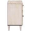 vidaXL Armoire de lit Blanc 50 x 33 x 60 cm Bois de mangue massif