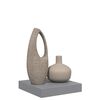 vidaXL &Eacute;tag&egrave;re flottante murale gris 23x23,5x3,8 cm MDF
