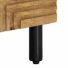 vidaXL Table de chevet marron 50x33x60 cm bois de manguier massif