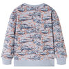 Sweatshirt pour enfants gris mélange 140