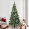 vidaXL Sapin de No&euml;l Artificiel &agrave; Branches Articul&eacute;es Vert 240 cm
