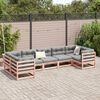 vidaXL Salon de jardin 7 pcs bois massif sapin de douglas