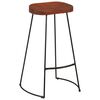 vidaXL Tabourets de bar Gavin lot de 2 50x40x78cm bois massif manguier