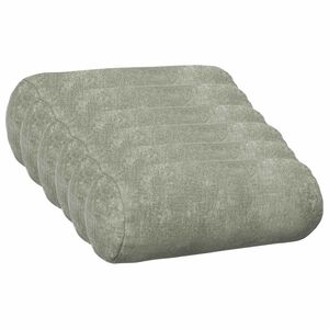 vidaXL Housse de coussin 6 pcs HEERLEN Vert &Oslash; 15 x 40 cm