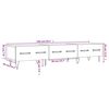 vidaXL Meuble TV chêne fumé 150x36x30 cm bois d'ingénierie