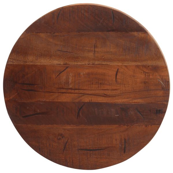 vidaXL Dessus de table &Oslash; 60x3,8 cm rond bois massif de r&eacute;cup&eacute;ration