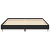 vidaXL Cadre de lit sans matelas noir 200x200 cm bois d'ing&eacute;nierie