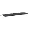 vidaXL Coussins de banc de jardin lot de 2 anthracite mélangé tissu