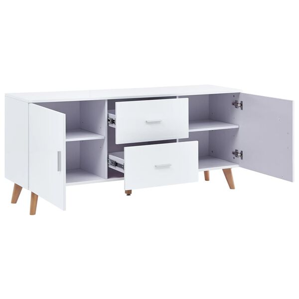 vidaXL Buffet Blanc 160x40x70 cm MDF