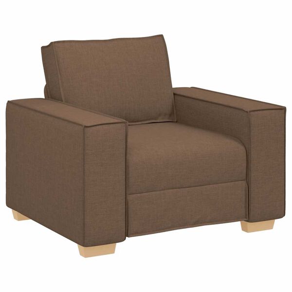 vidaXL Canap&eacute; Fauteuil Marron 100x78x84 cm Tissu