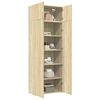 vidaXL Armoire de rangement ch&ecirc;ne sonoma 80x42,5x225 cm