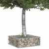 vidaXL Lit sur&eacute;lev&eacute; gabion Argent&eacute; 60 x 60 x 20 cm Acier galvanis&eacute;