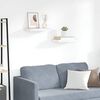 vidaXL &Eacute;tag&egrave;res flottantes 2 pcs ch&ecirc;ne et blanc 50x23x3,8 cm MDF