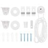 vidaXL Raccords de store enrouleur 18 pcs 18 mm