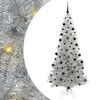 vidaXL Sapin de No&euml;l Argent 210 cm PET