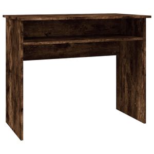 vidaXL Bureau Ch&ecirc;ne fum&eacute; 90x50x74 cm Bois d'ing&eacute;nierie