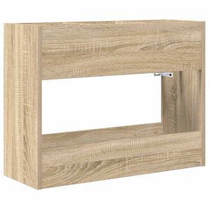 vidaXL Porte-parapluie Ch&ecirc;ne Sonoma 65 x 24 x 50 cm Bois d'ing&eacute;nierie